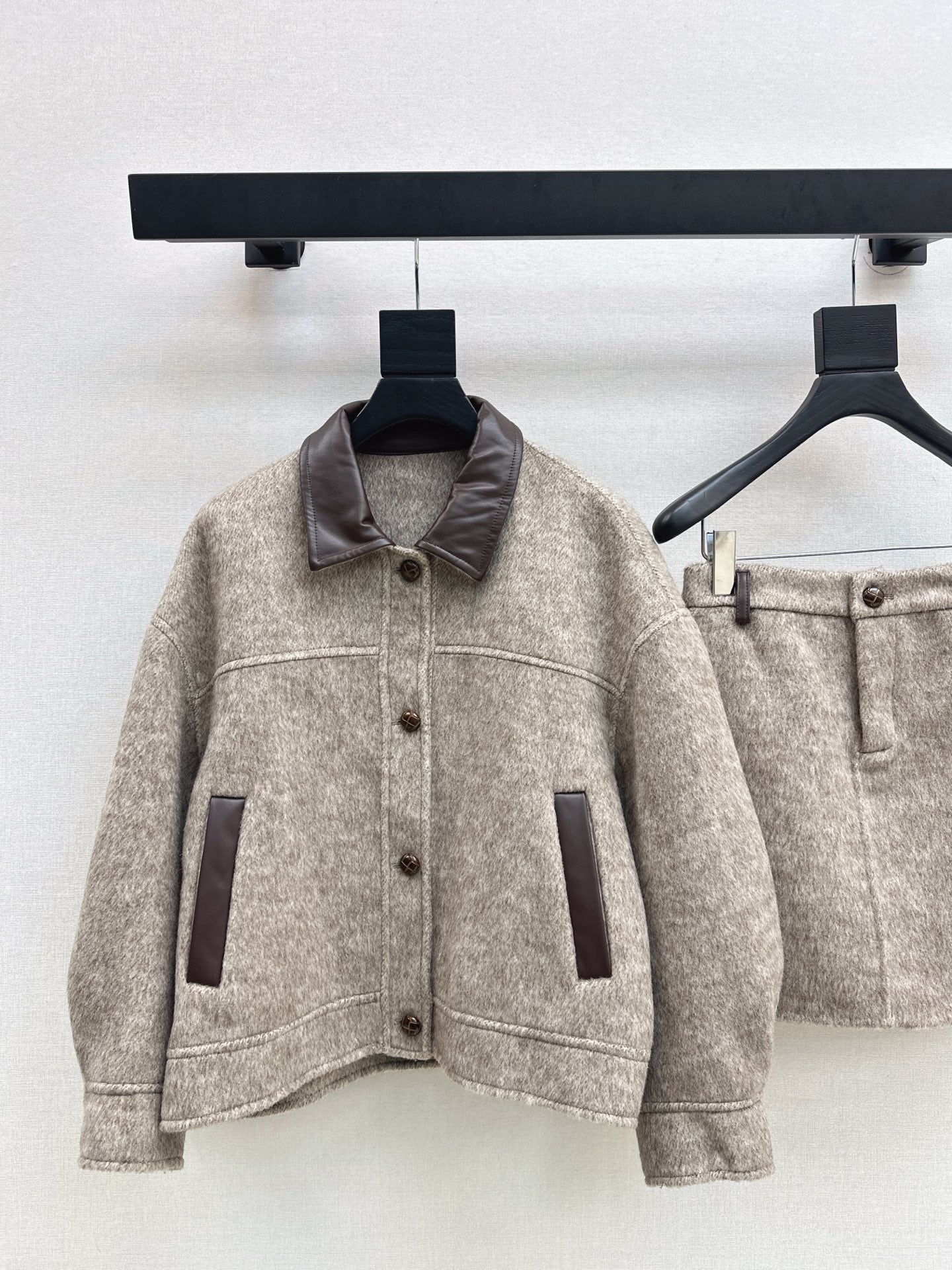 Brun 25fw wool suit