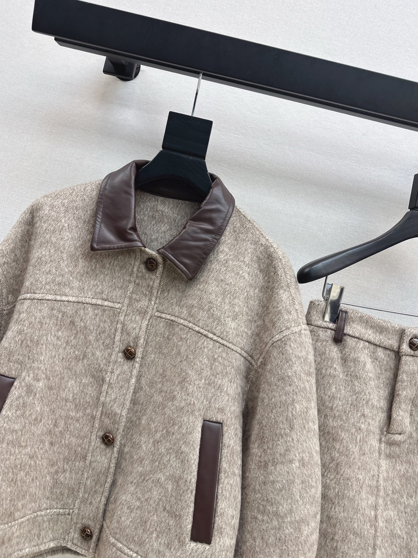 Brun 25fw wool suit