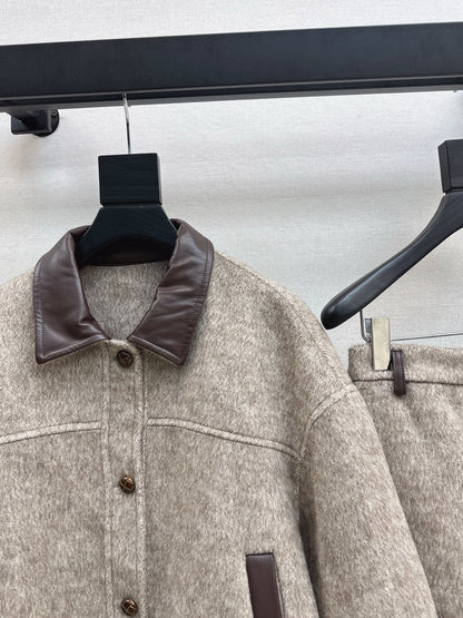 Brun 25fw wool suit