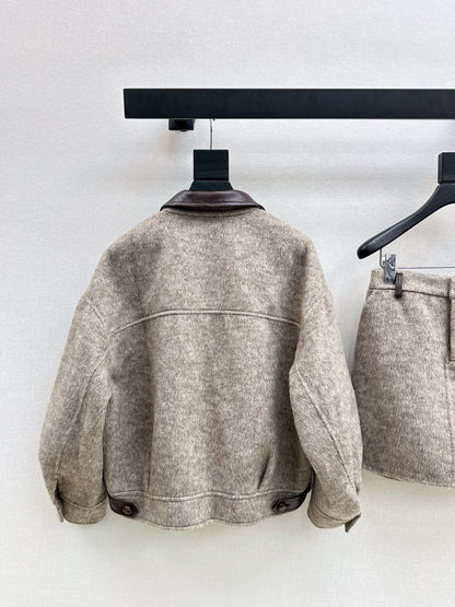 Brun 25fw wool suit