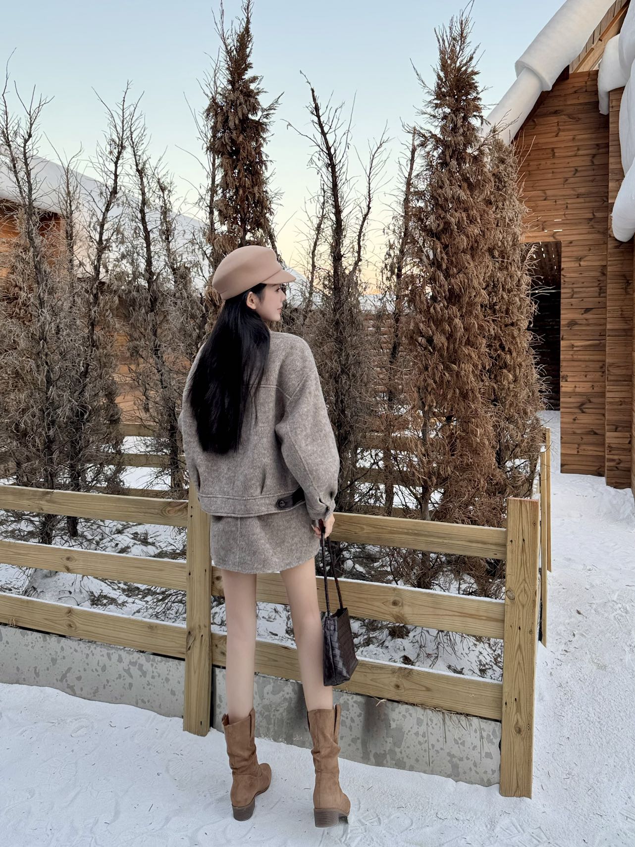 Brun 25fw wool suit
