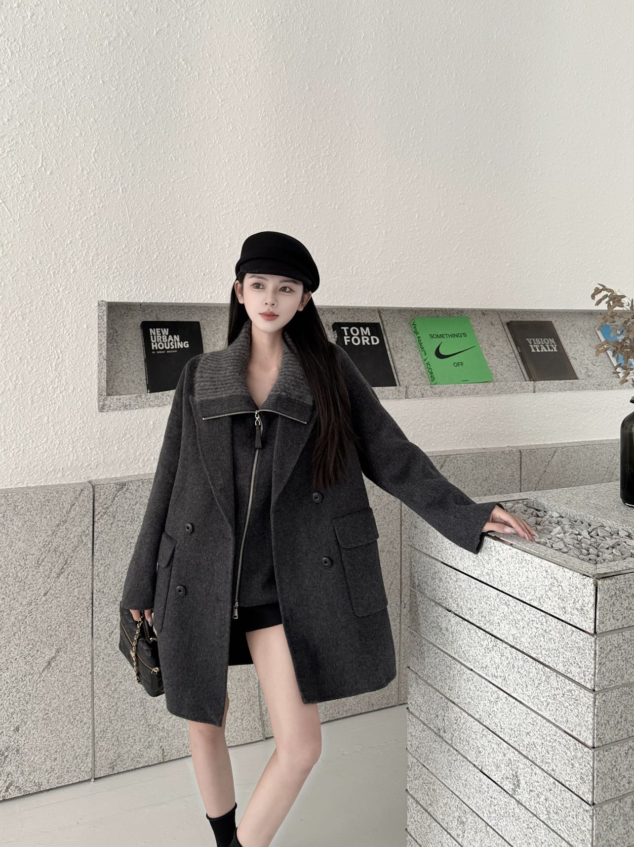 Max 25fw vest jacket set