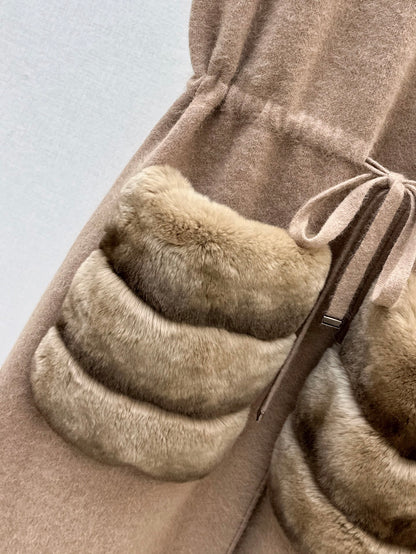 Fen 25fw wool vest jacket