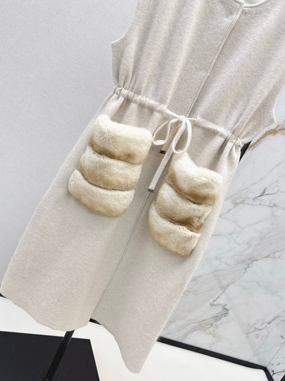 Fen 25fw wool vest jacket