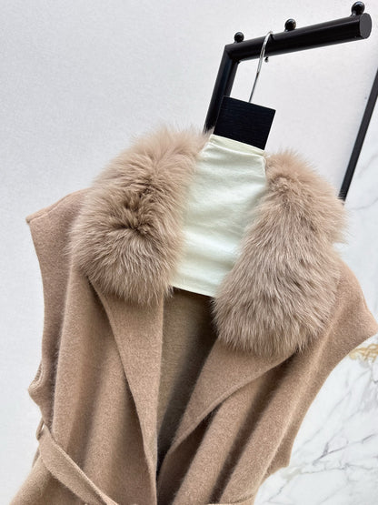 Fen 25fw wool vest jacket