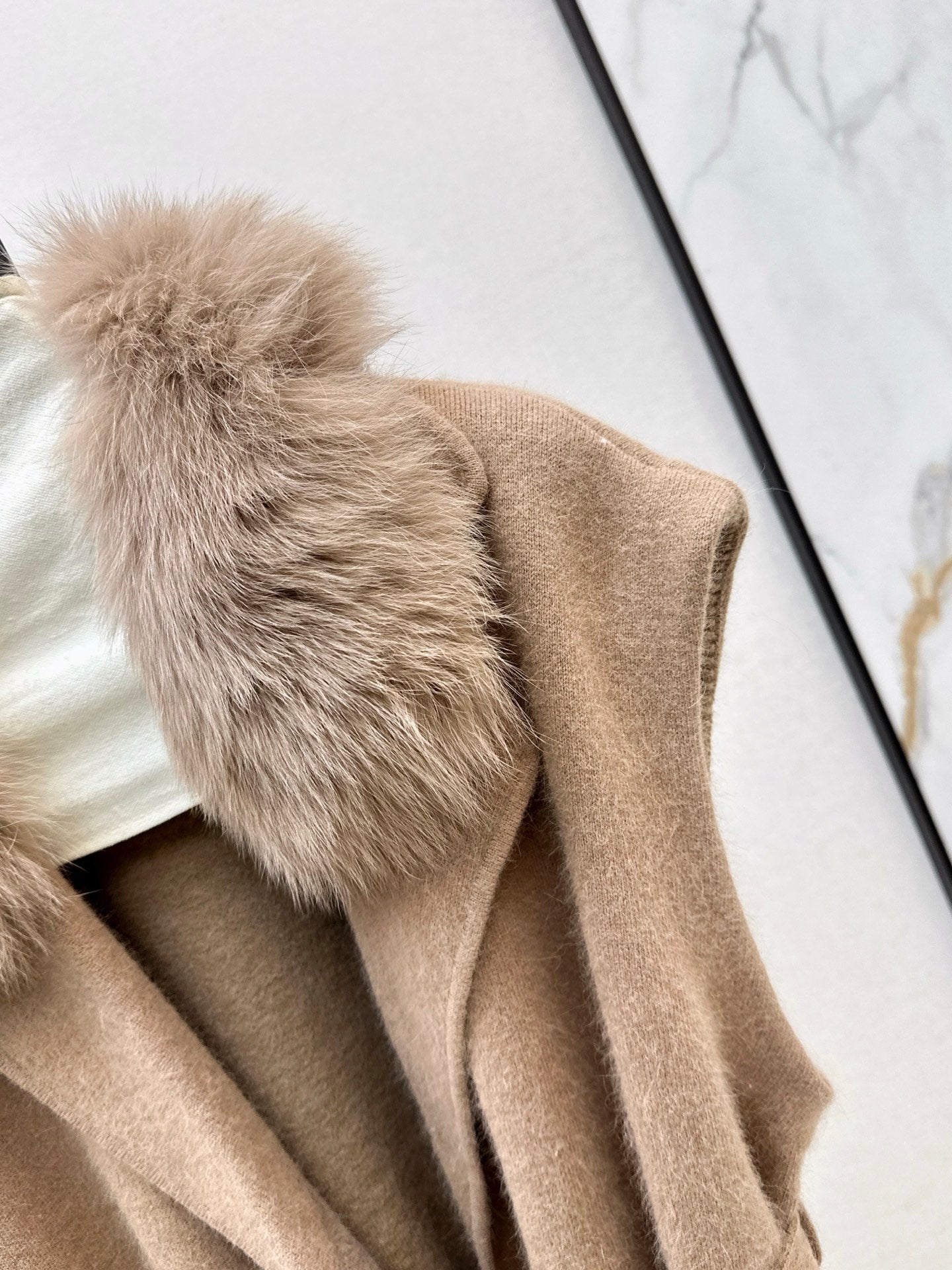 Fen 25fw wool vest jacket