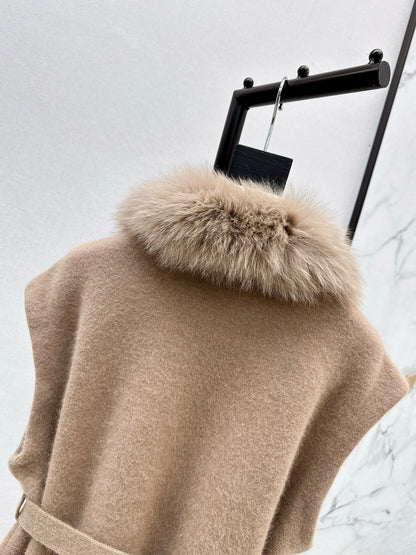 Fen 25fw wool vest jacket