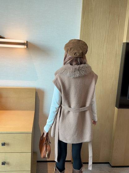 Fen 25fw wool vest jacket