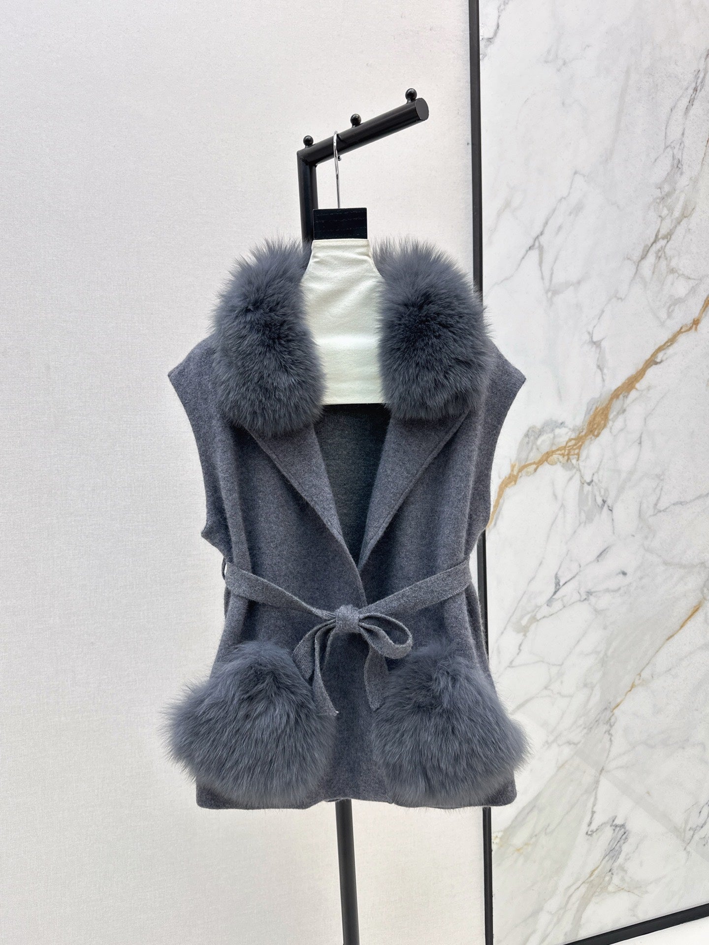 Fen 25fw wool vest jacket