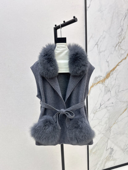 Fen 25fw wool vest jacket