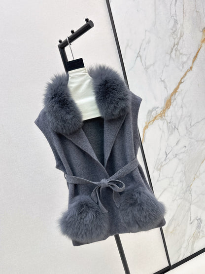 Fen 25fw wool vest jacket