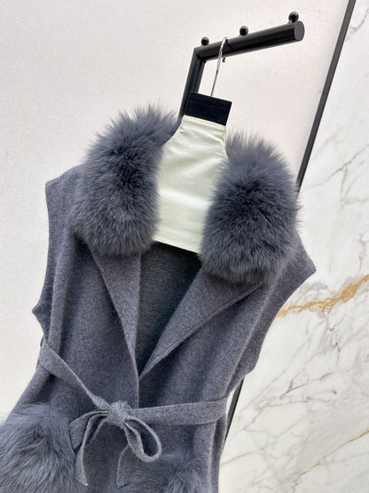 Fen 25fw wool vest jacket