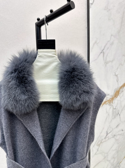 Fen 25fw wool vest jacket