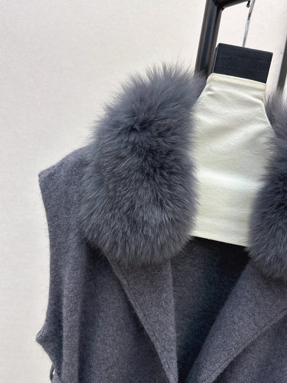 Fen 25fw wool vest jacket