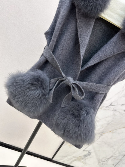 Fen 25fw wool vest jacket