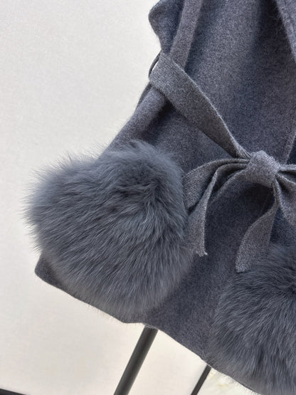 Fen 25fw wool vest jacket