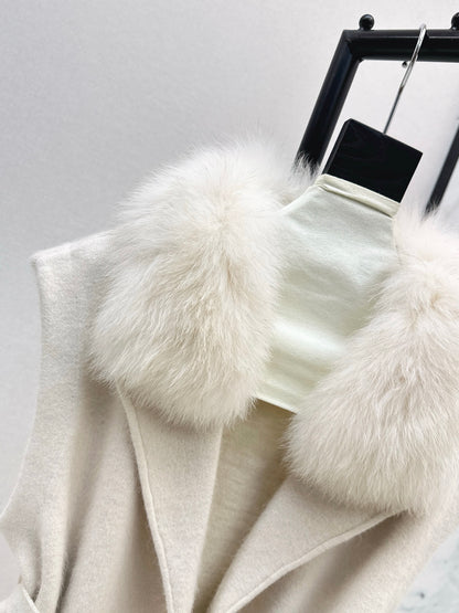 Fen 25fw wool vest jacket