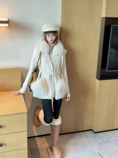 Fen 25fw wool vest jacket