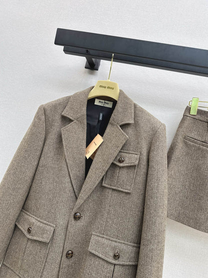 Miu 25fw blazer skirt suits