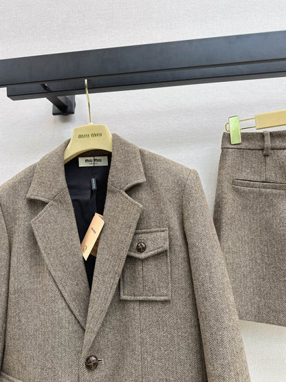 Miu 25fw blazer skirt suits