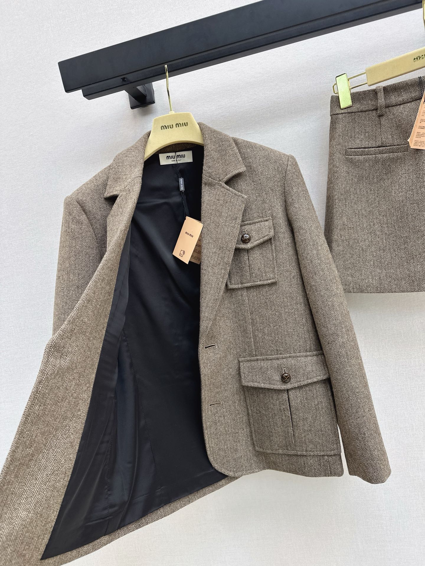 Miu 25fw blazer skirt suits