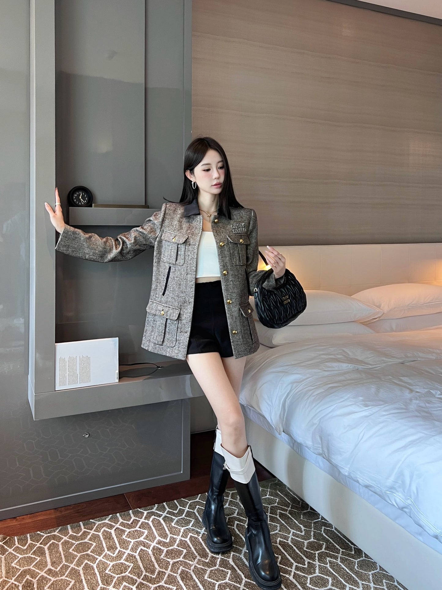 Miu 25fw jacket