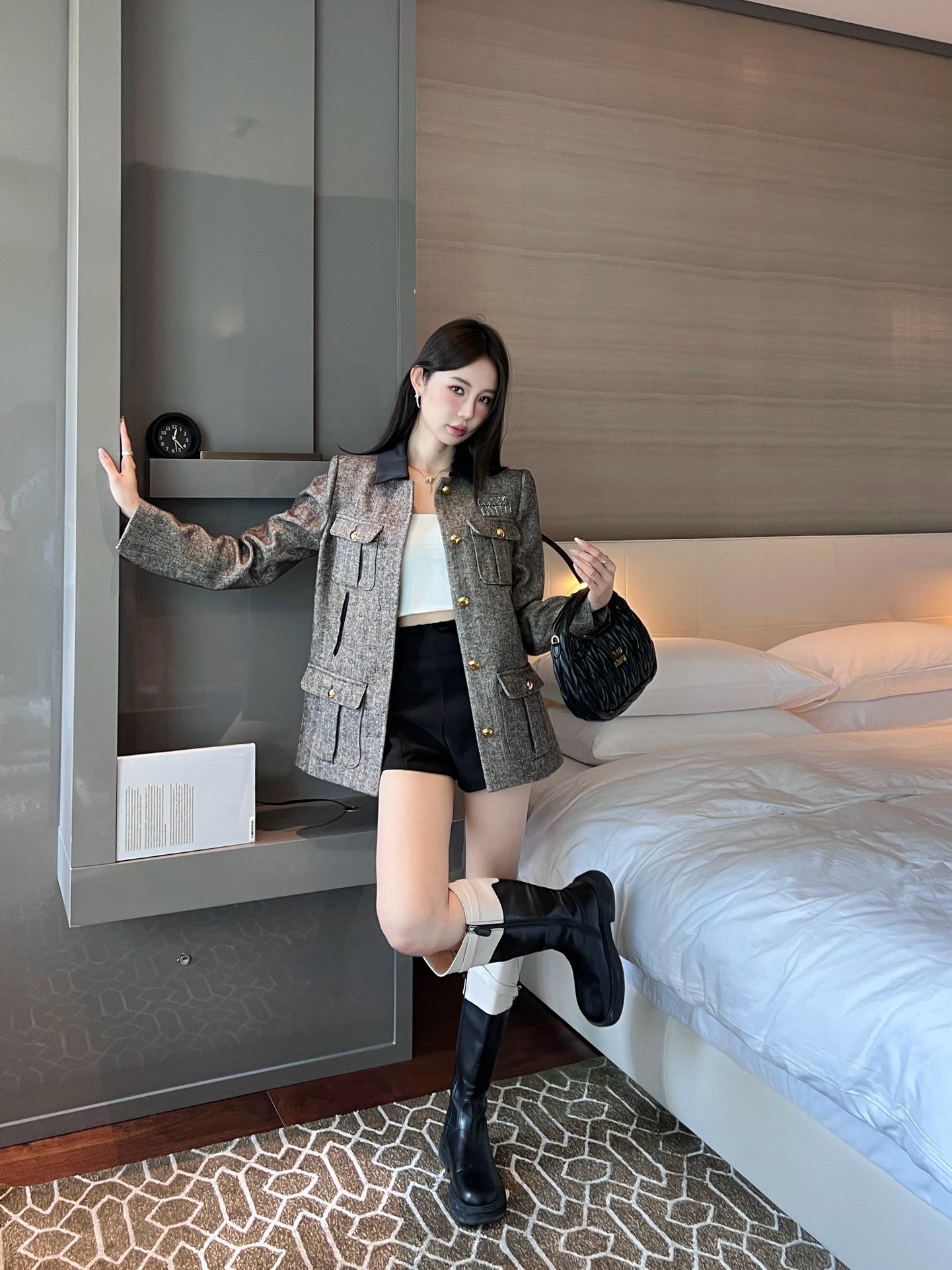 Miu 25fw jacket