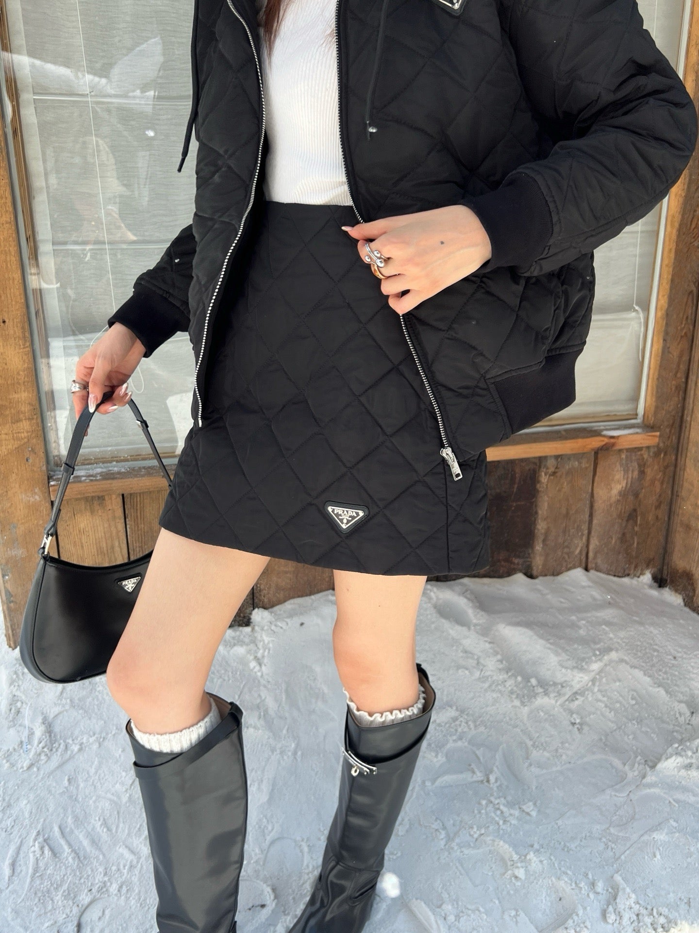 Pra 25fw  padded skirt