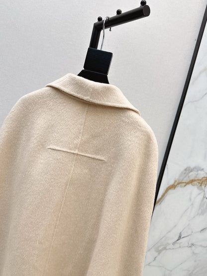 CD 25fw woolen cape coat