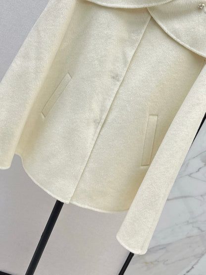 CD 25fw woolen cape coat