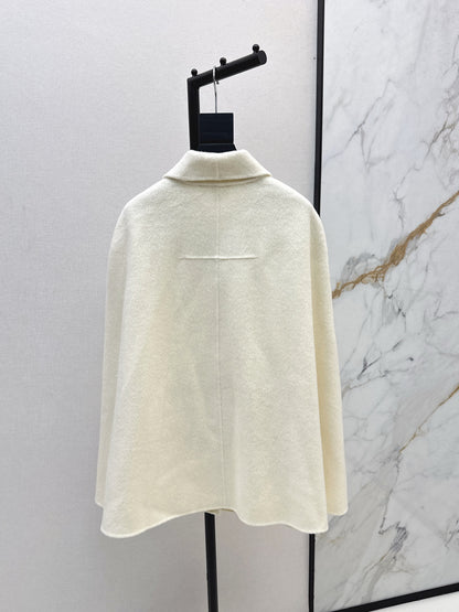 CD 25fw woolen cape coat