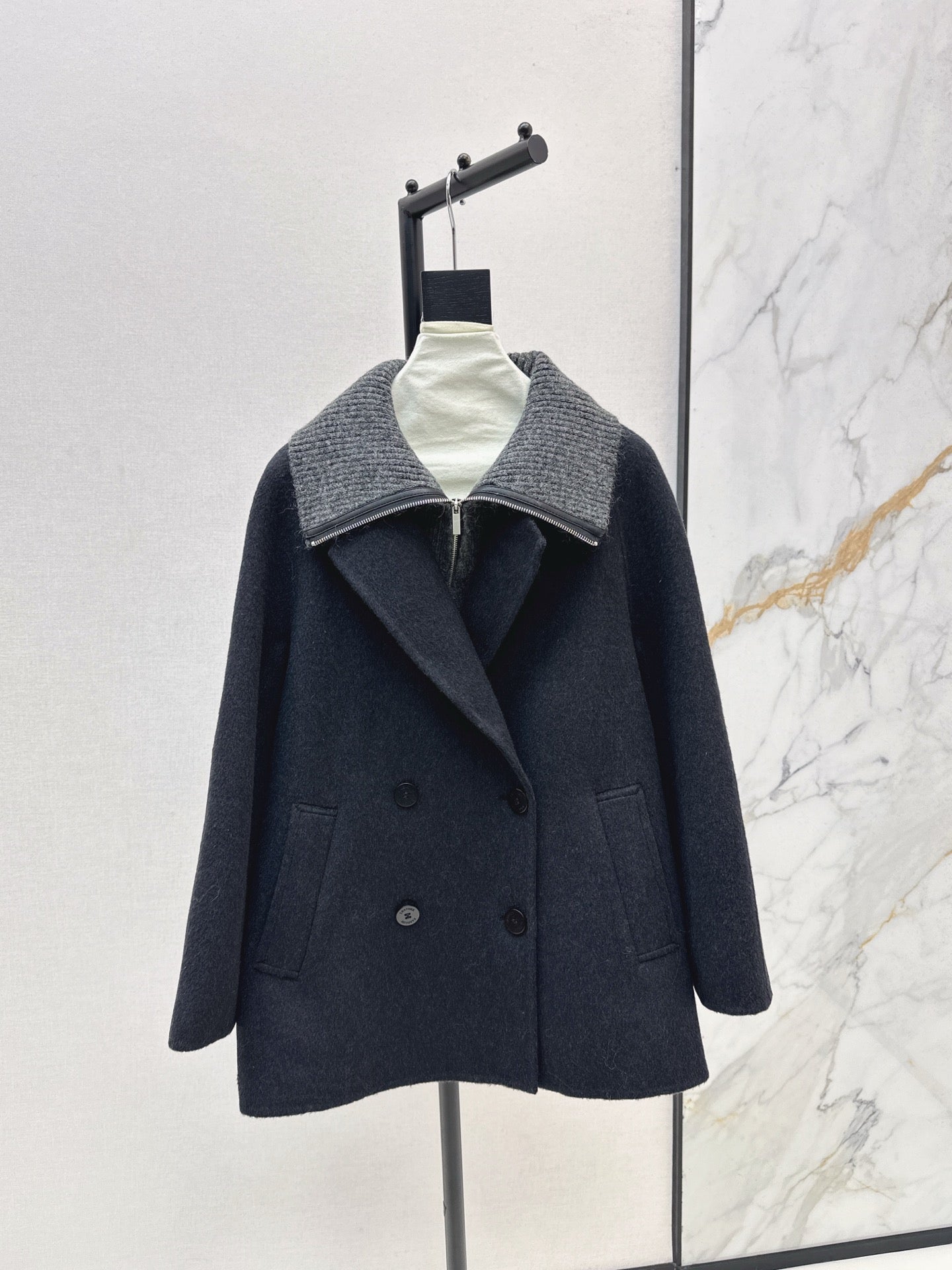 Max 25fw woolen overcoats