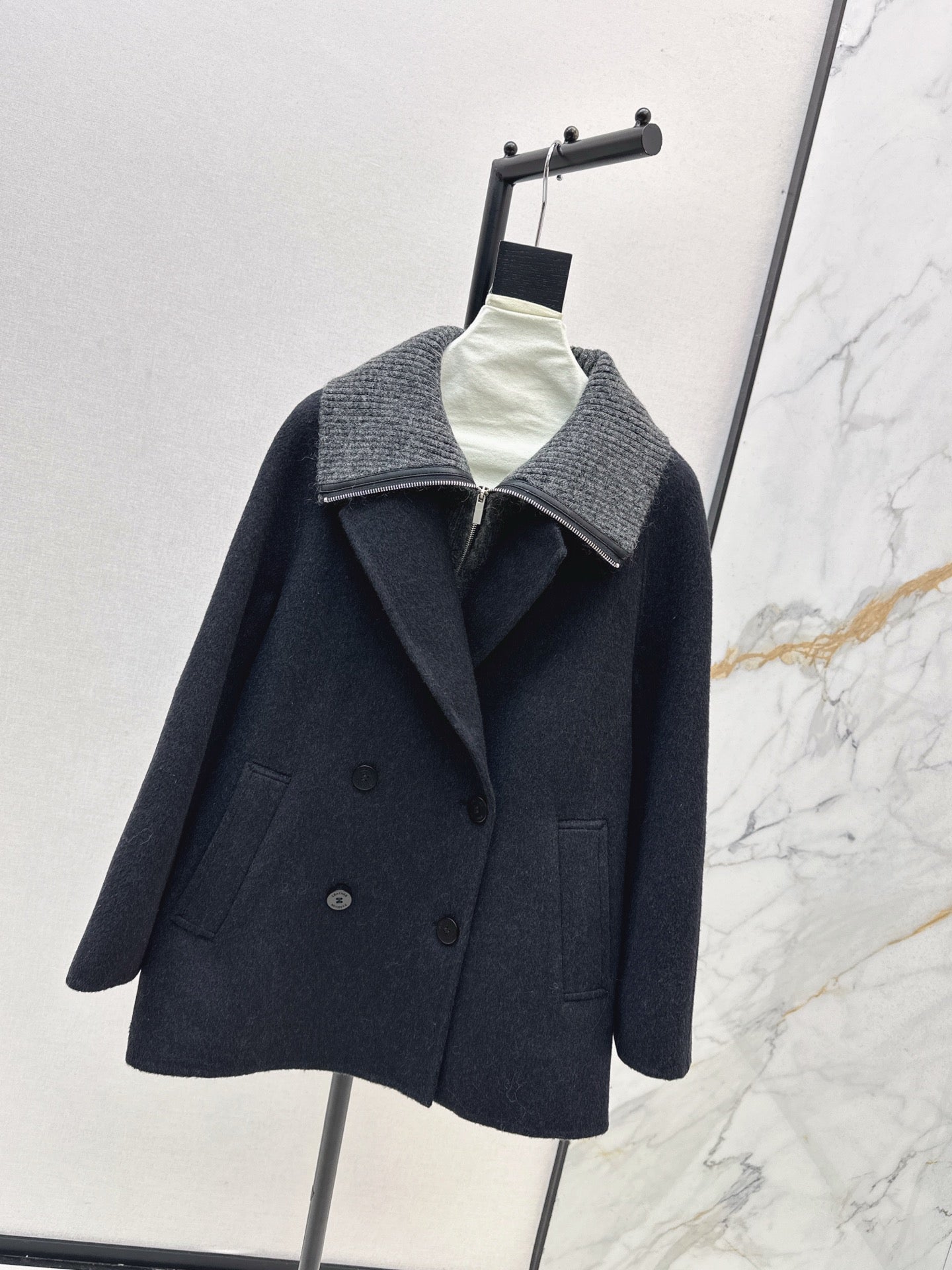 Max 25fw woolen overcoats