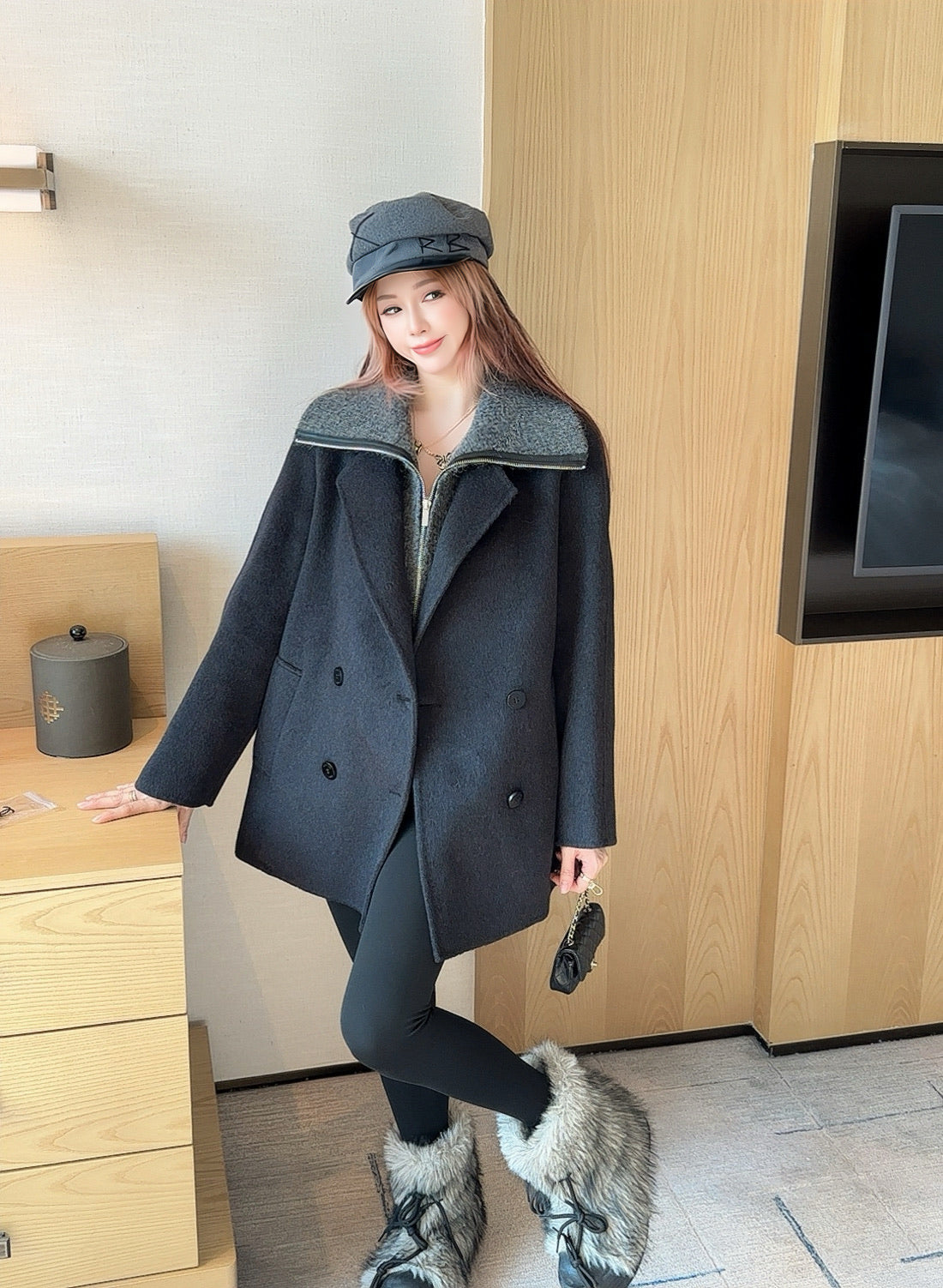 Max 25fw woolen overcoats