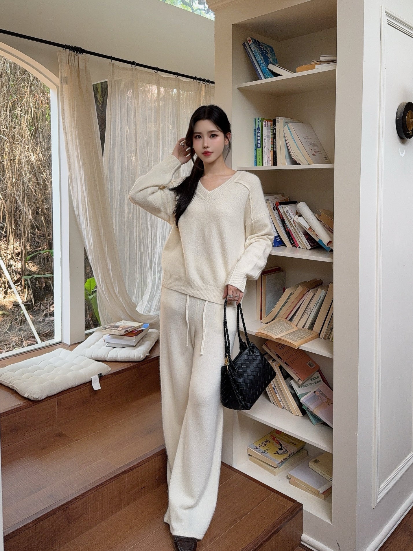 Loro 25fw pullover pants sets