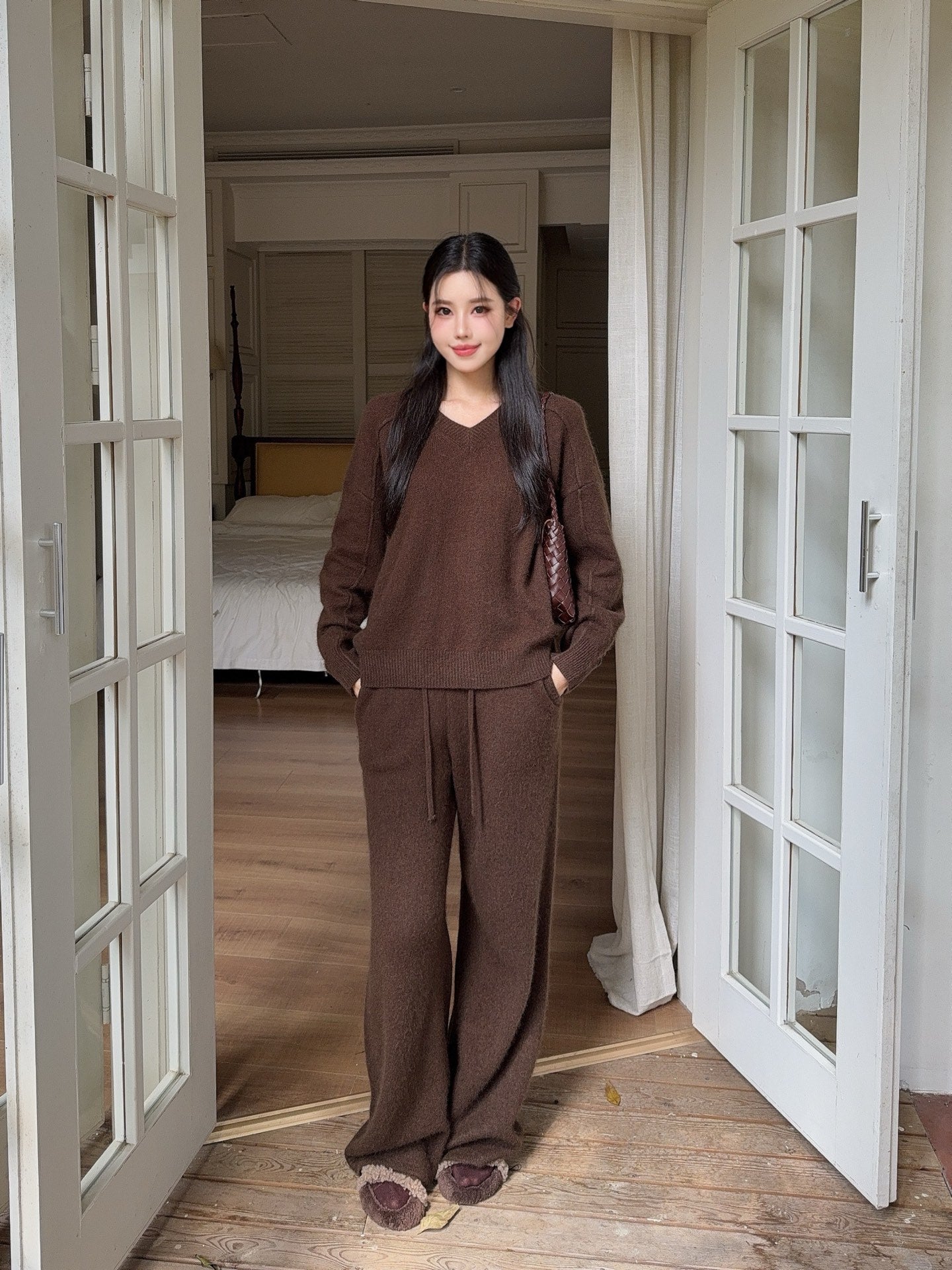 Loro 25fw pullover pants sets