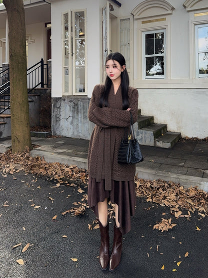 Loro 25fw knitted cardigan