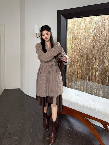 Loro 25fw knitted cardigan