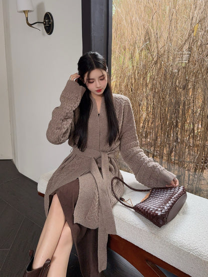 Loro 25fw knitted cardigan