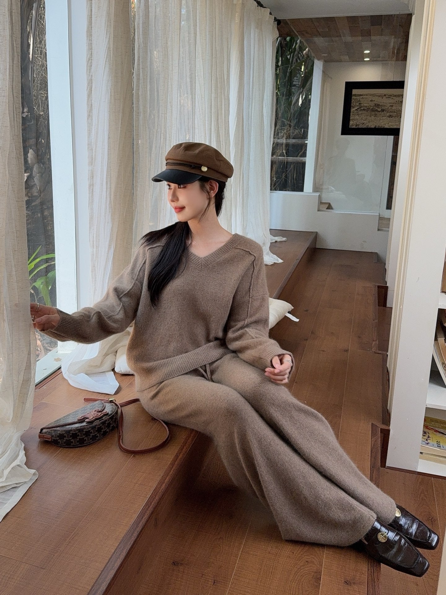 Loro 25fw pullover pants sets