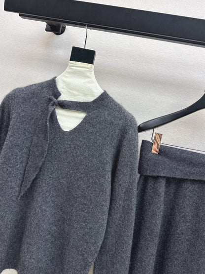 CD 25fw knitted suit