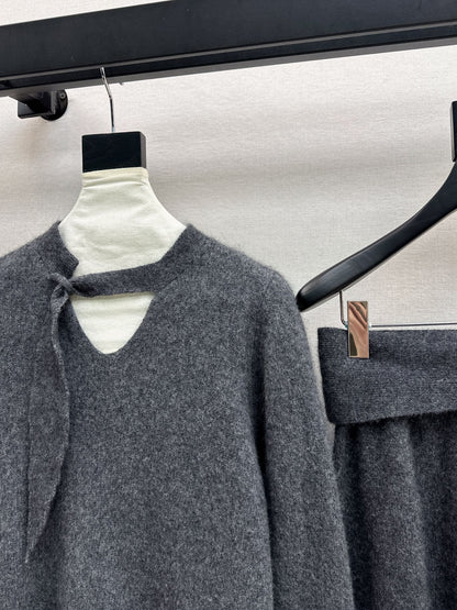 CD 25fw knitted suit