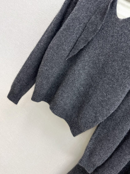 CD 25fw knitted suit