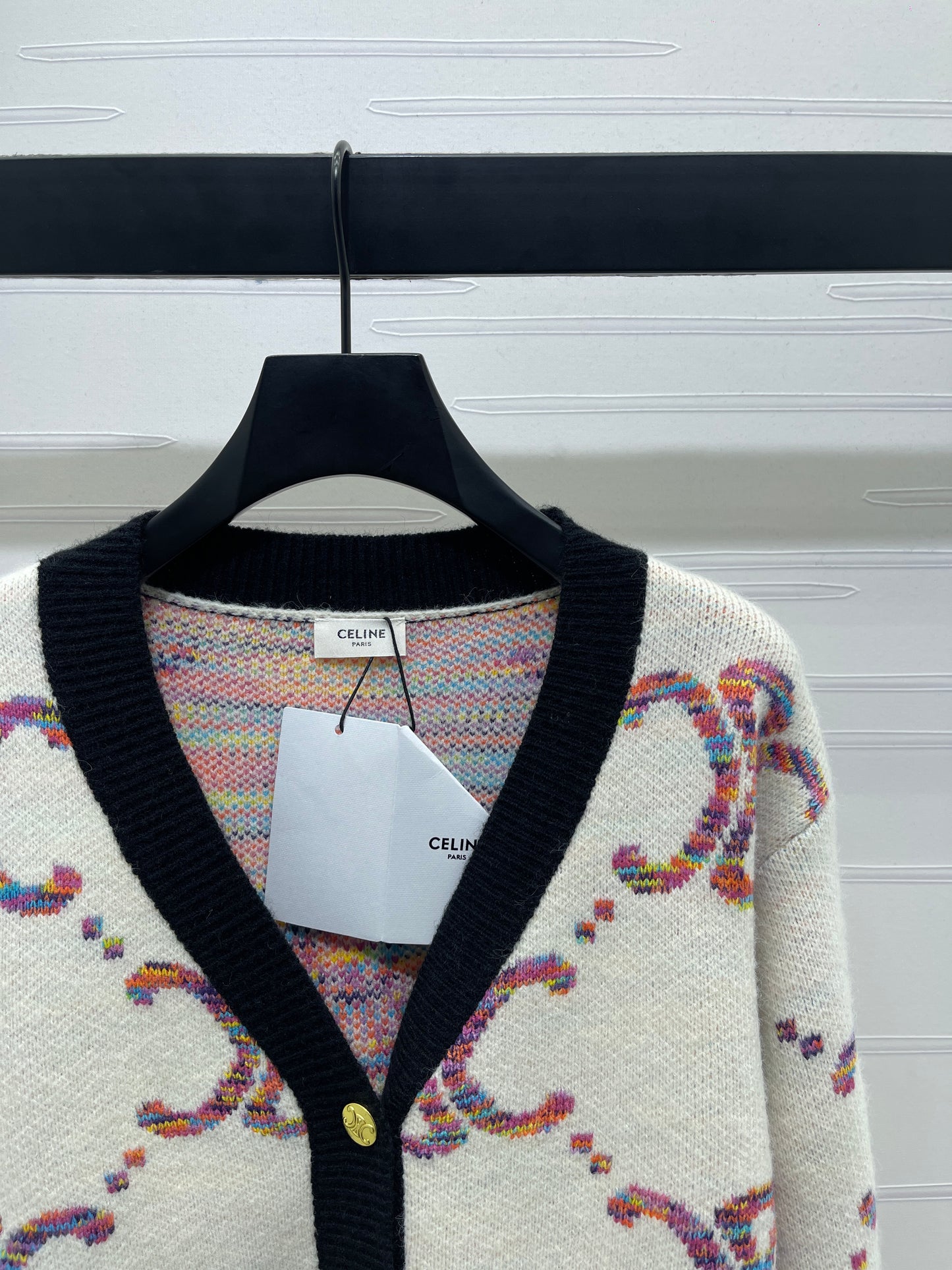 Celi 25fw jacquard cardigan