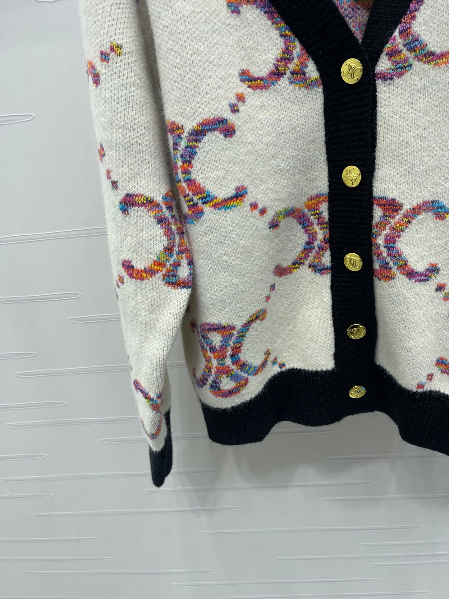 Celi 25fw jacquard cardigan