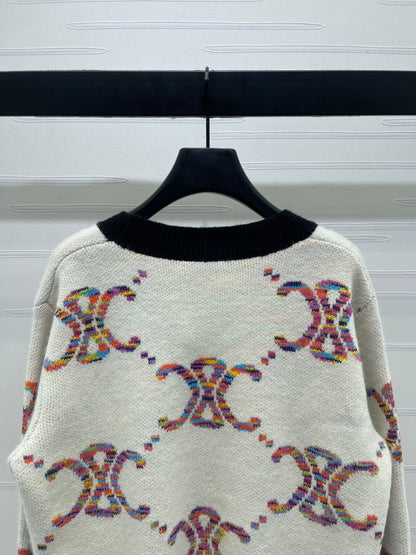 Celi 25fw jacquard cardigan