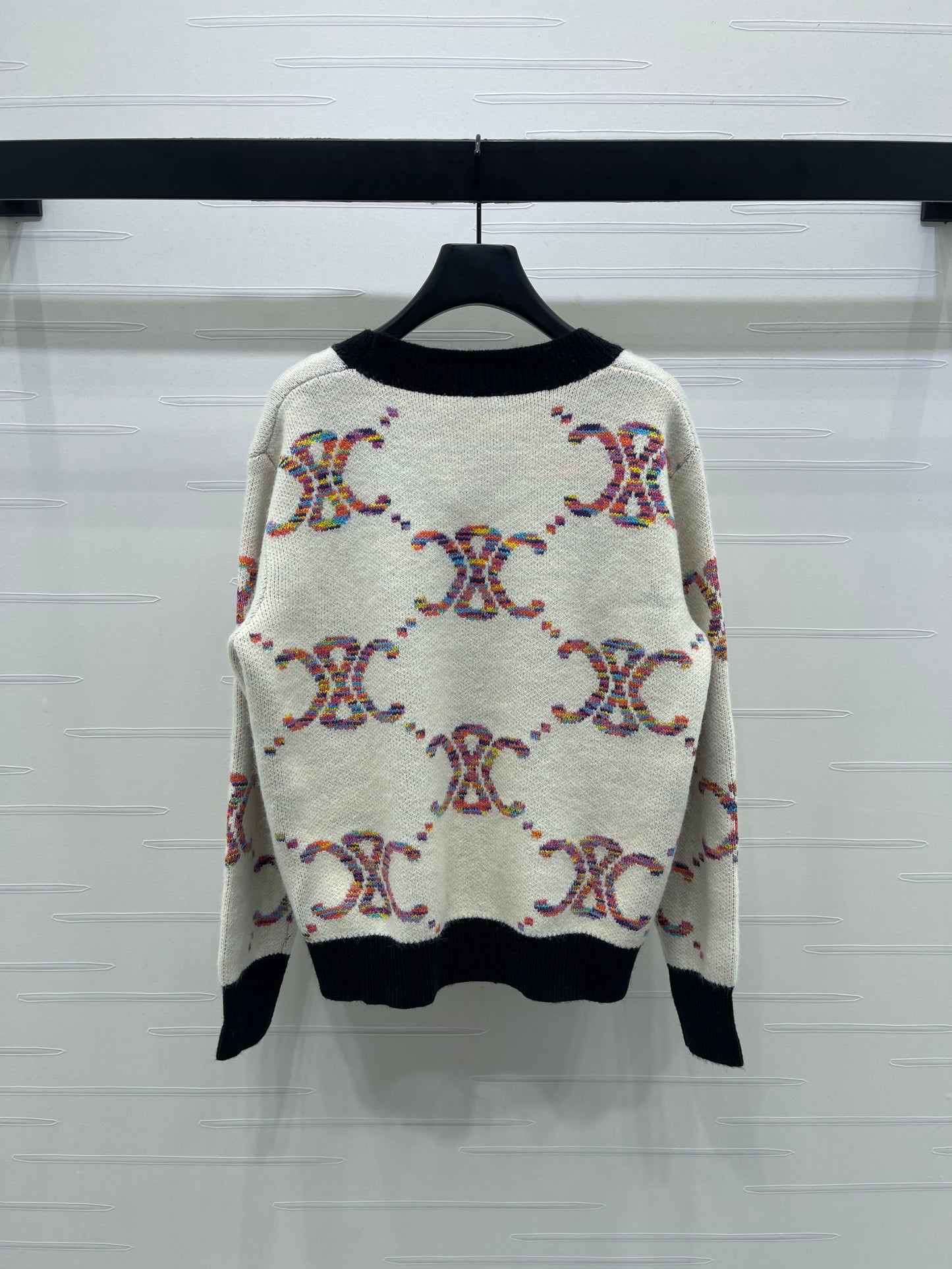 Celi 25fw jacquard cardigan