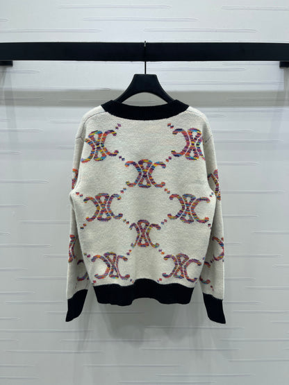 Celi 25fw jacquard cardigan