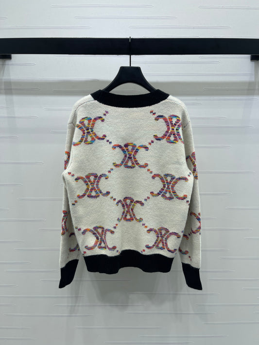 Celi 25fw jacquard cardigan