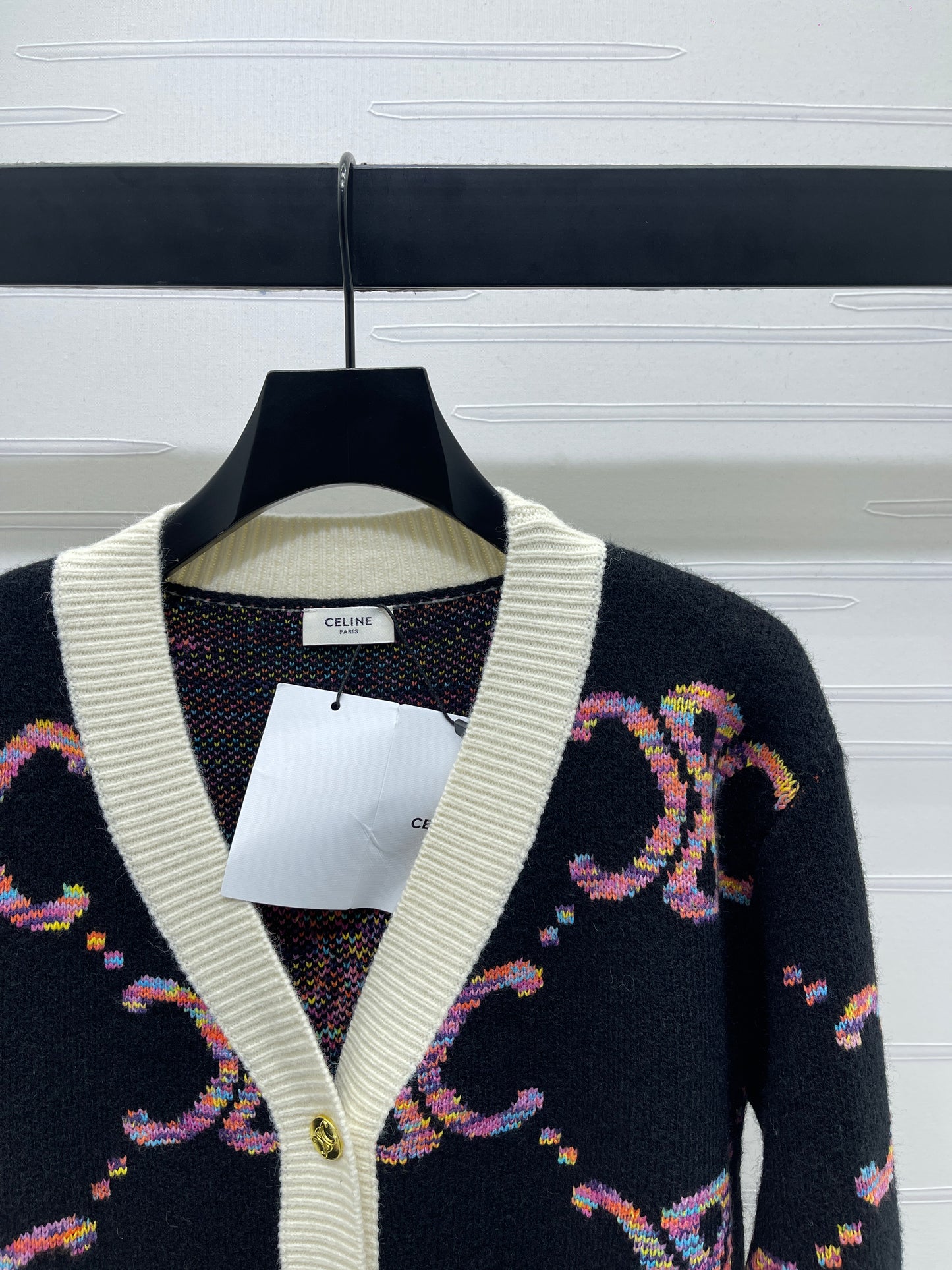 Celi 25fw jacquard cardigan